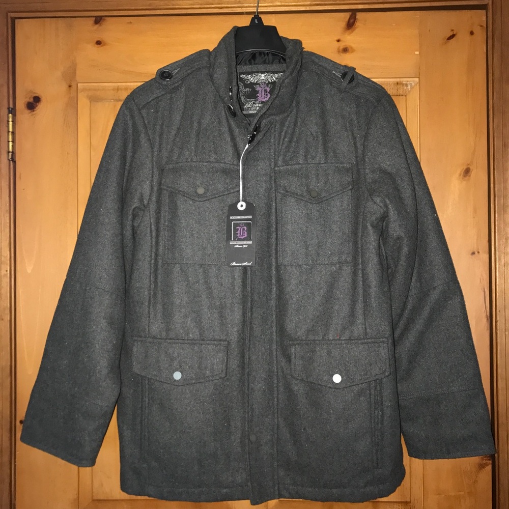 Men's Wool Winter Coat NWT Large